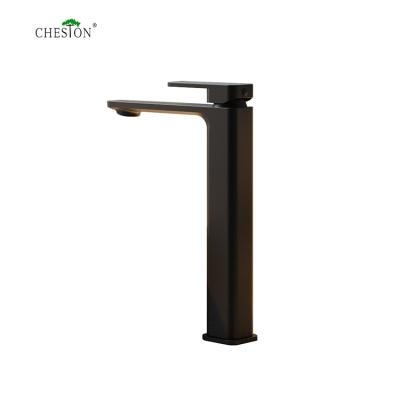 China Single handle bathroom black faucets factory direct best price thermostatic basin taps mixers faucet for sale