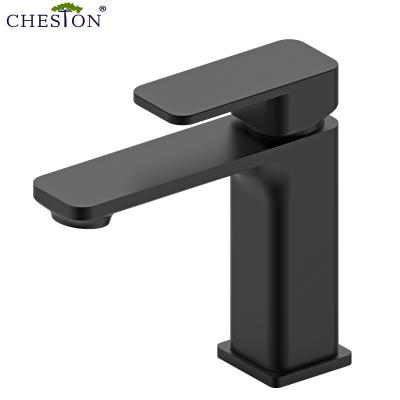 China CUPC Faucets CE WaterMark Basin Faucet Basin Faucet Black Shower Mixer Tap Brass Metered Home Wash Faucet for sale