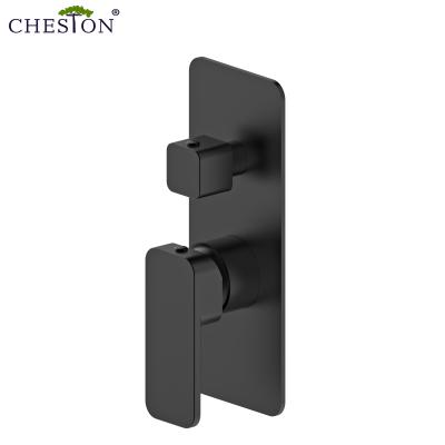 China CE Free Slide Bar CUPC WaterMark Concealed Shower Faucet CHESTON Brand Sales Matte Black Shower Mixer Bathroom Faucet Mixer Tap Good for sale