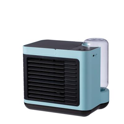 China Small Table Cooler Mini Desktop Air Cooler Humidifier Mini Mist Air Fan for sale