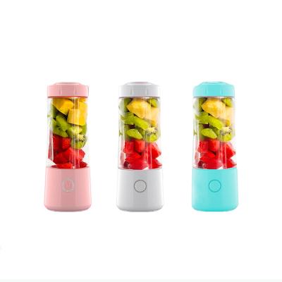 China Ice crushing portable 6-4 mini blender / can crush 400ml ice cube fruit usb portable blender for sale