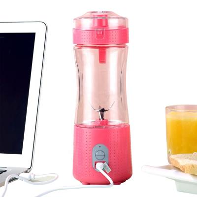 China Ice crushing personal blender 2021 usb electric rechargeable portable juicer cup portable blender with 6 blades. for sale