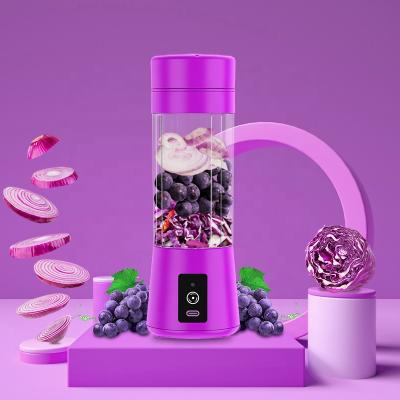 China Mini Motor 380ml Pure Copper Handheld Blender Portable Rechargeable Juicer Blender for sale