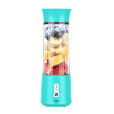 China Ice Crushing Portable Home Appliance Kitchen Mini Personal Size Blender USB Rechargeable Fruit 500ml Blender for sale