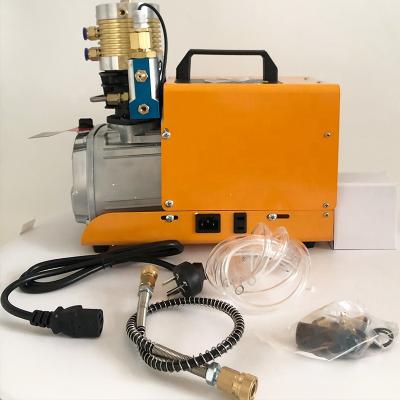 China Automotive industry electronic pcp air compressor 4500 psi 220v 300 bar pcp high pressure digital display pcp air gun pump for sale