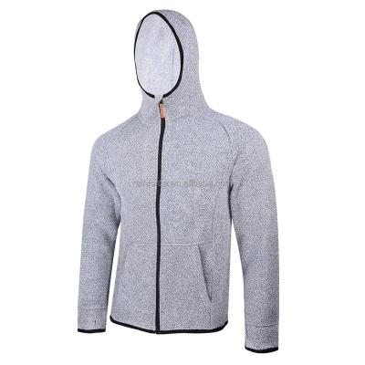 China Custom Spring Wear Chunky Knitted Softshell Mens Breathable Stretchable Work Jacket for sale