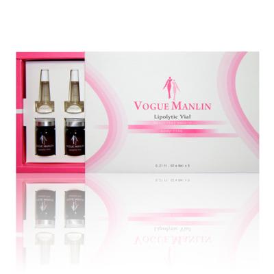 China VOGUE MANLIN Lipolysis Body Slimming Fat Loss Lipolysis Body Tightening Lipolytic Milky Serum Vial Cosmetic Lotion Ampoules for sale