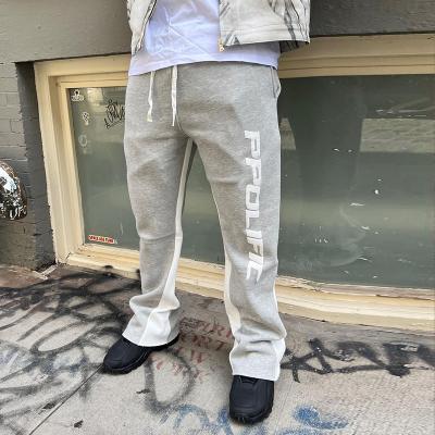 China Anti-Wrinkle Competitive Price Rocket Pant Flared Sweatpants Custom Made Sweatpants for sale