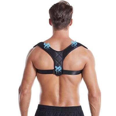 China Breathable Unisex Back Posture Corrector Adjustable Posture Corrector Customized Neoprene Lumbar Back Support for sale