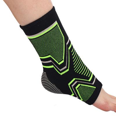 China Factory Price Adjustable Breathable Elastic Football Compression Sleeve Ankle Support Nylon Ankle Support for sale