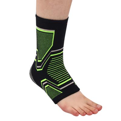 China Adjustable Elasticity Breathable New Arrival Compression Ankle Support Soccer Volleyball Sports Nylon Ankle Support for sale