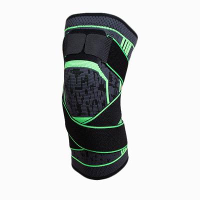 China Comfortable Breathe Free Amazon Custom Knee Pad Silicone Hot Selling Nylon High Elastic Knee Brace for sale