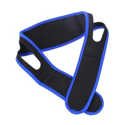 China Wholesale Breathable Adjustable Chinstrap Anti Snoring Neoprene Snoring Belt For Deep Sleep for sale