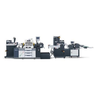 China Automated Digital Barcode Label Die Cutting Machine 15m/min Cutting Speed 350mm Max zu verkaufen