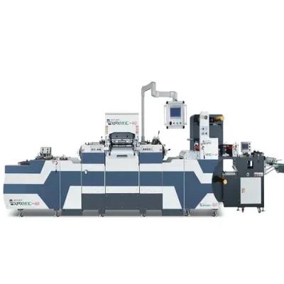 Chine Speed Digital Cutting Machine PLC Controlled Barcode Label Die Cutter 350mm Max à vendre