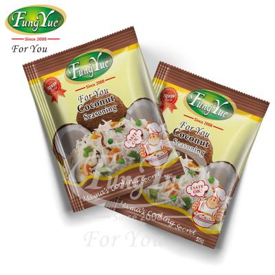 China Customize Hot Sale Brand 2021 Chinese Instant Taste Instant Coconut Flavoring Product 50g Powder for sale