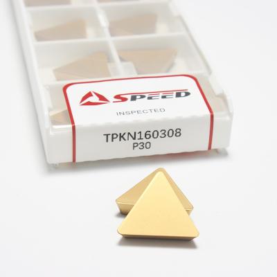 China Triangle Cnc Carbide Milling Inserts Turning TPKN1603 TPKN2204 for sale