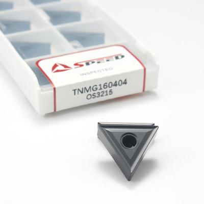 Κίνα Speed TNMG160404 Wear Resistant Tungsten Carbide Turning Inserts Great For Cast Iron προς πώληση