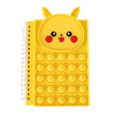 China Educational Toys A6 50 Sheet Notebook Coil Practice Note Decompression Bubble Notebook for sale