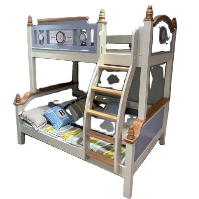 China High Quality Environment Friendly Youth Children Furniture Kids Bedroom Bunk Bed With Staircase Beside for sale