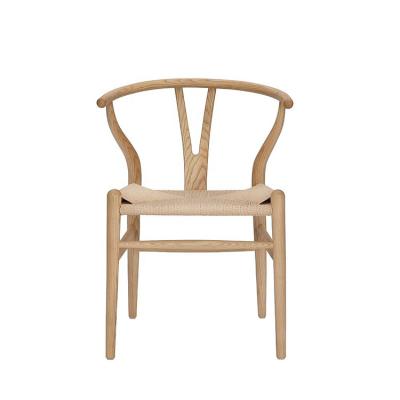 China Adjustable Danish Factory Solid Wood (Other) /professional Dining Chairs Wishbone Chair Dining Wooden Chairs for sale