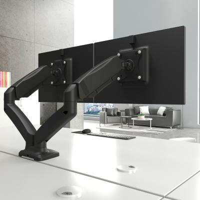 China Newest Hot Sale SLMA03 2022 Economic Articulating Mount Arm Monitor Stand Dual Monitor Stand 13