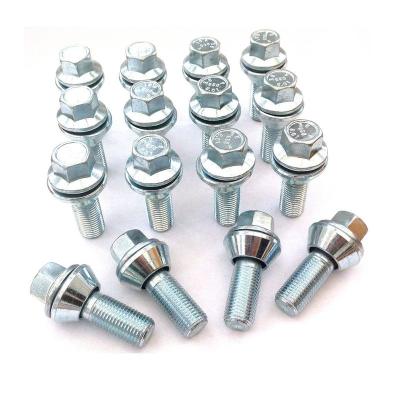 China Alloy Shimmy Wheel Bolts M12 X 1.25 , Variable Pcd Bolts 2 Mm Tolerance GWA102 for sale