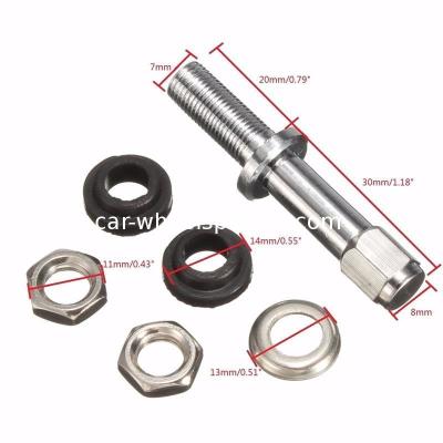 China High Pressure Alloy Tire Valves Tire Valves Stems Bolt TR48 , Chrome Flush Valve Stems With Cap for sale