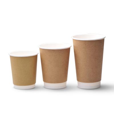 China China manufacturer disposable logo cup hot coffee paper cups with logo paper coffee for sale