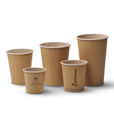 China 7oz 8oz 10oz 12oz double wall insulated coffee paper cups for hot drinks for sale