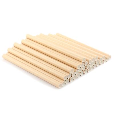 China Eco friendly disposable kraft paper straw wrapped paper drinking straws for sale