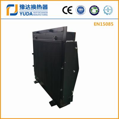 China 76L excavator oil coooler, concrete mixer oil cooler, loader radiator, 18L concrete mixer air oil cooler for sale