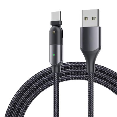 China New Arrival Fast Charging 1.2M Speed ​​180 Degree Rotating 3A Usb Data Usb To Type Charging C Cable For Tablet And Mobile Phone for sale