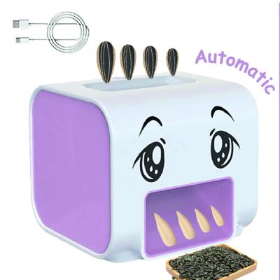 China Portable Electric Chargeable Plastic Seed Opener Smart Melon Peeler Machine Sunflower Seeds Biscuit Automatic Tool for sale