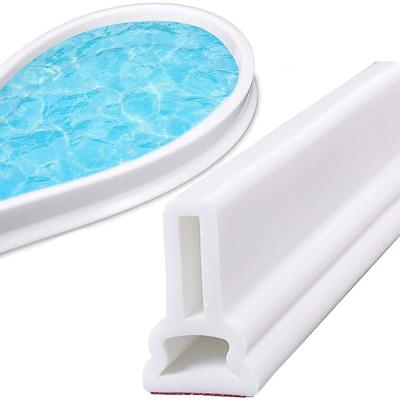 China 39 Inch Modern Folding Bathroom Threshold Water Dam For Shower Stall Stay Stopper Dry Water Blocking Strips Step Down Splash Guard for sale