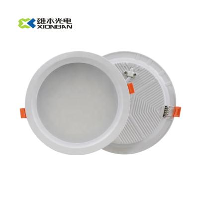 China Modern hot sale super bright recessed led panel light round downlight 6W 12W 15W 18W 24W IP44 for sale