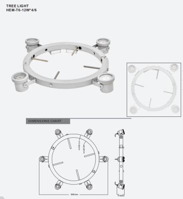 China Factory Direct Outdoor Garden LED Light for Outdoor Parks and Gardens Trees with RGBW for sale