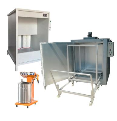 China Building Material Shops Ailin High Quality Electrostatic Manual Powder Coating Machine System Powder Painting Equipment Installation for sale