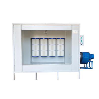 China Building Material Stores Ailin Factory Price Metal Powder Coating Booth Filter Cartridge Paint Spray Booths for sale