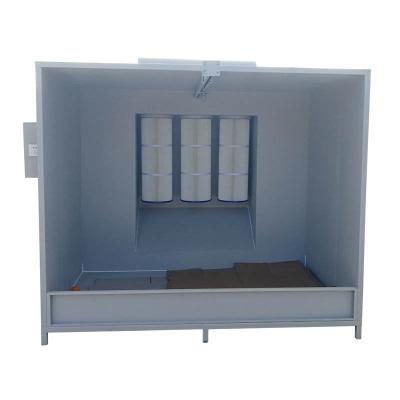 China Building Material Shops Ailin Best Price Electrostatic Powder Coating Paint Spray Booth With Filter Recycling for sale