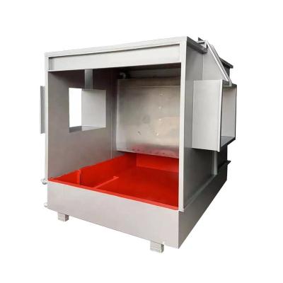 China Ailin Factory Price Water Curtain Liquid Paint Spray Booth Building Material Stores Wet Booth Metal Spray Booth for sale