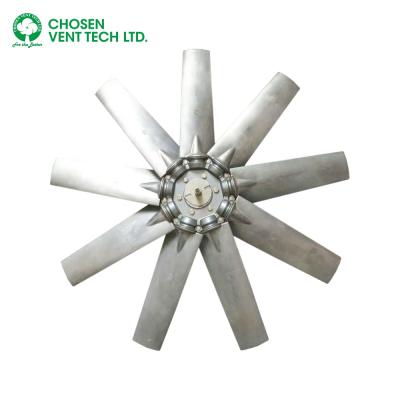 China Hotels 9 Blades 1000-1170 Impeller Aluminum Alloy SELECT NC Fan Industrial Axial Applications MM 1450 RPM; GUA for sale