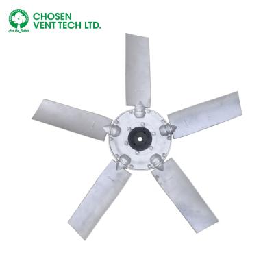 China Hotels 6 Blades 560-1280 Impeller Aluminum Alloy SELECT NC Industrial Axial Ventilation Fan Blades MM 960/1450 RPM; GUA for sale