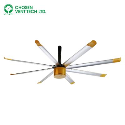 China Hotels 3.7m HVLS Industrial Ceiling Fan For Warehouse And Factory for sale