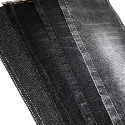 China Hot Selling Breathable 9.8oz Lightweight Black Wicking High Elasticity TC Jeans Fabrics For Shirts And Pants for sale