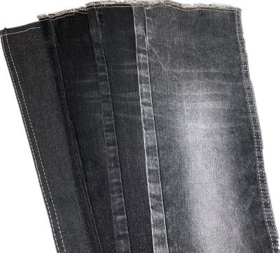 China Breathable Hot Selling 9.8 Oz Black Wick Low Elasticity TC Jeans Fabrics for sale