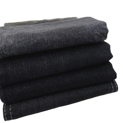 China Black 9.8 oz Breathable Twill Jean Fabric Materials Stretch Denim Fabric-Spandex Denim Fabric for sale