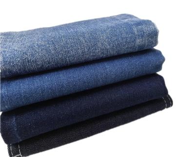 China Wholesale Dark Blue Breathable 9.8 Oz Cotton Polyester Spandex Denim Fabric For Jeans for sale