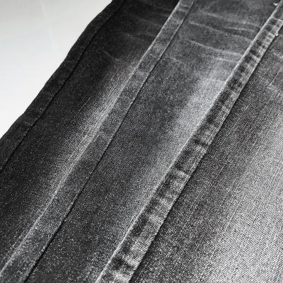 China Breathable Wholesale Gray Cotton Spandex Material Blue Woven 10.3 oz Denim Fabric for sale