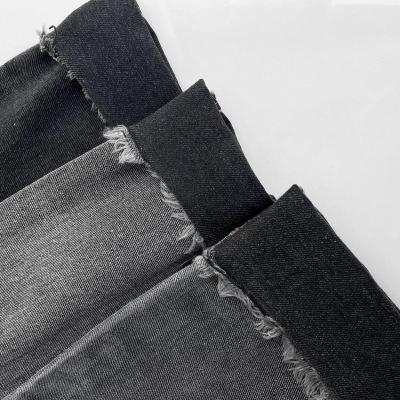 China New Arrival Breathable Stock Lot 9.8 Oz Black 100% Cotton Denim Fabric for sale